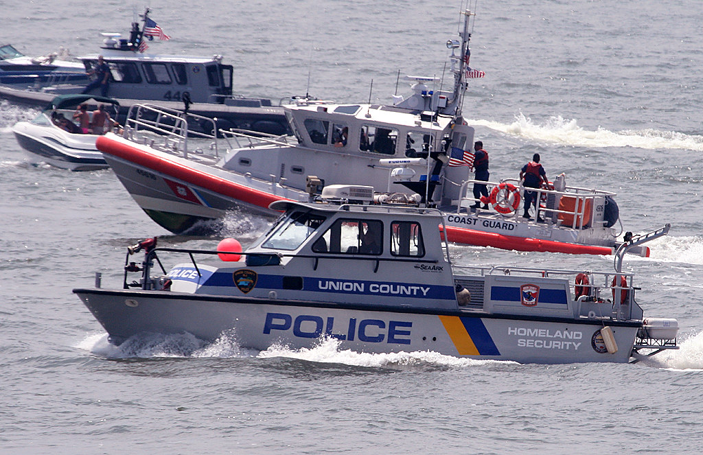 Union County Police, Homeland Security; USCG RBM (response boatmedium
