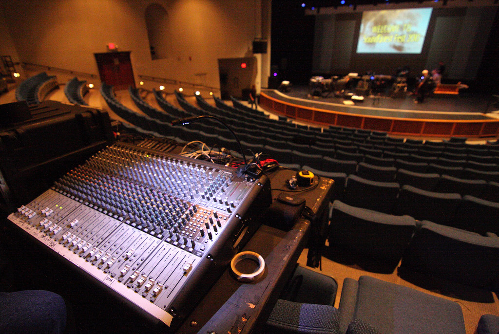 Mixing Board The mixing board used during SoundQuest Fest … Flickr