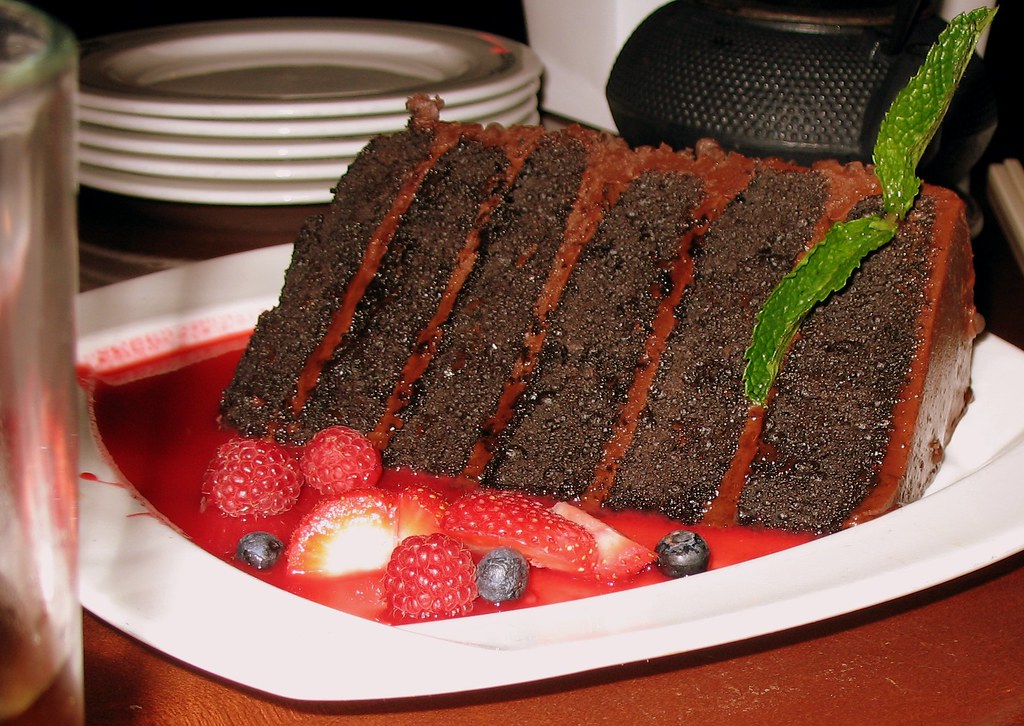 Great Wall of Chocolate Cake P.F. Changs Milwaukee, WI Flickr