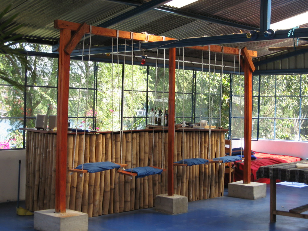 bar swings the swings at the upstairs bar of Casa Luna Azu… Flickr