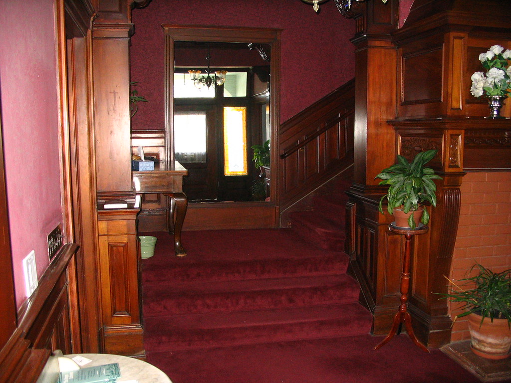 Foyer Stairs Clunie House Foyer, site of Westmont College'… Flickr