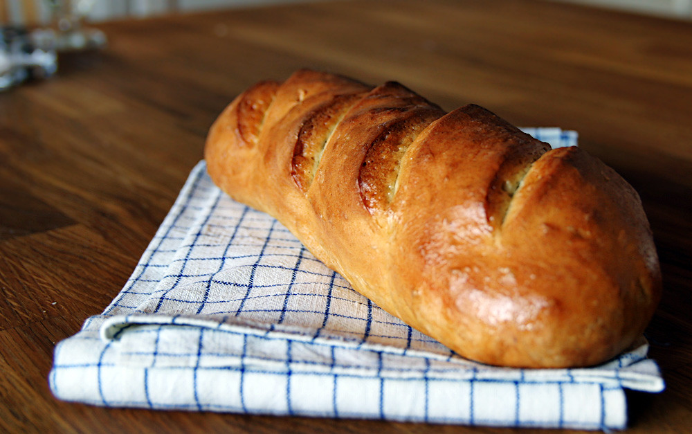 honeybutter french bread from epicurious. deinin Flickr