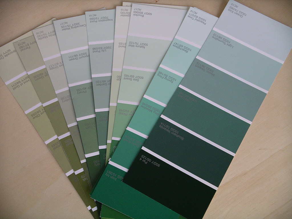 Paint Swatches For the bedroom probably some shade of gr… Flickr