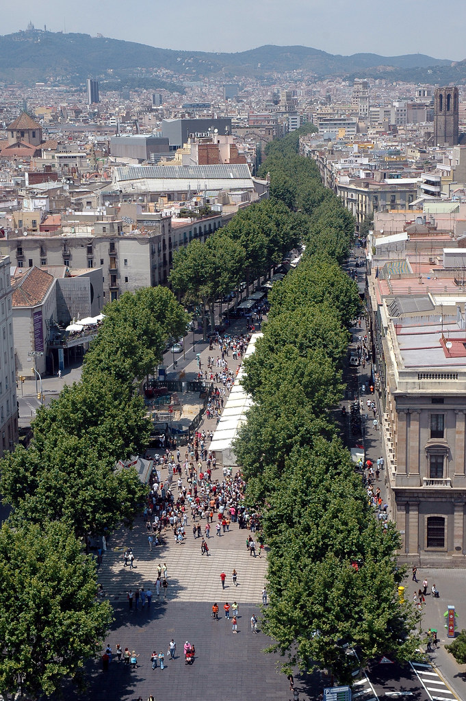 La Rambla Here's the city's showcase avenue La Rambla as s… Flickr