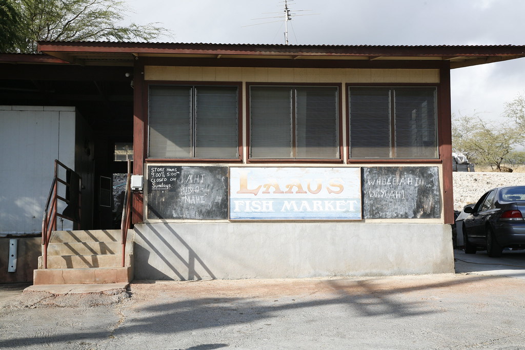 laau's fish market, kawaihae Ben Fried Flickr