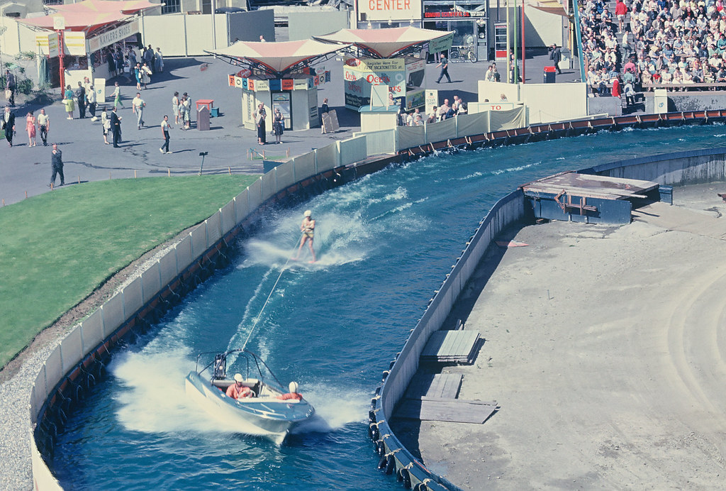 Water skiing, Seattle World's Fair Photo by Walter Reed Leon Reed