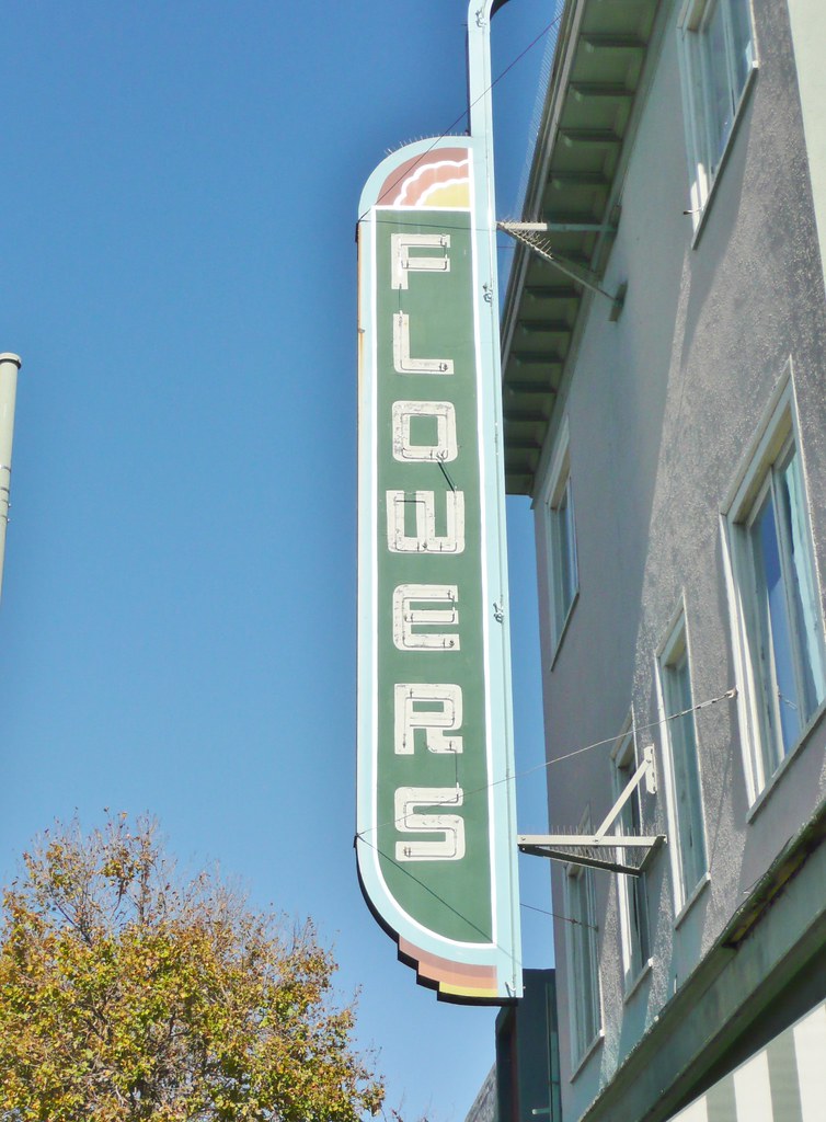 FLOWERS OAKLAND CALIF. 2928 Telegraph Ave. Frank Kelsey Flickr