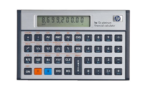 HP 12c Platinum An enhanced version of the HP 12c financia… Flickr