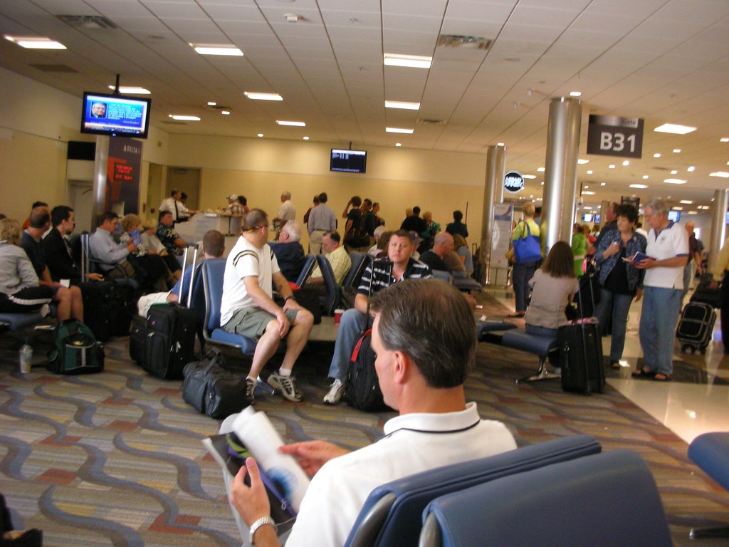 Waiting to Board Kansas City Flight in Atlanta Airport Flickr
