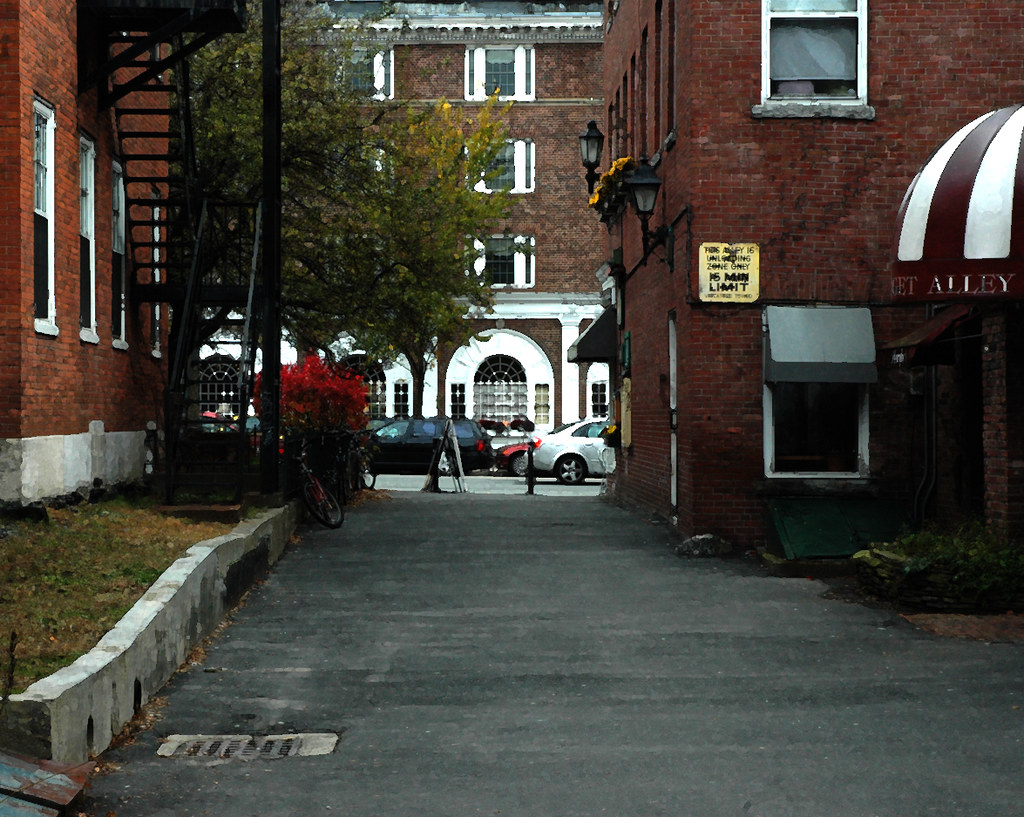 in a quaint college town... so here we have a view from an… Flickr