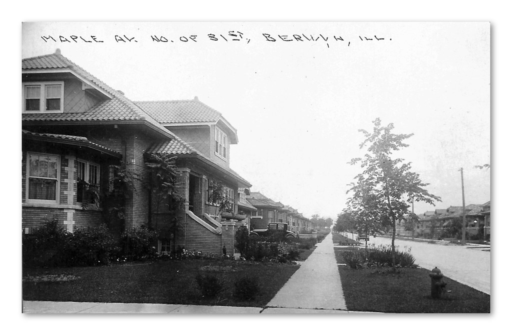 Berwyn Illinois Old photo probably taken by my grandfather… Flickr