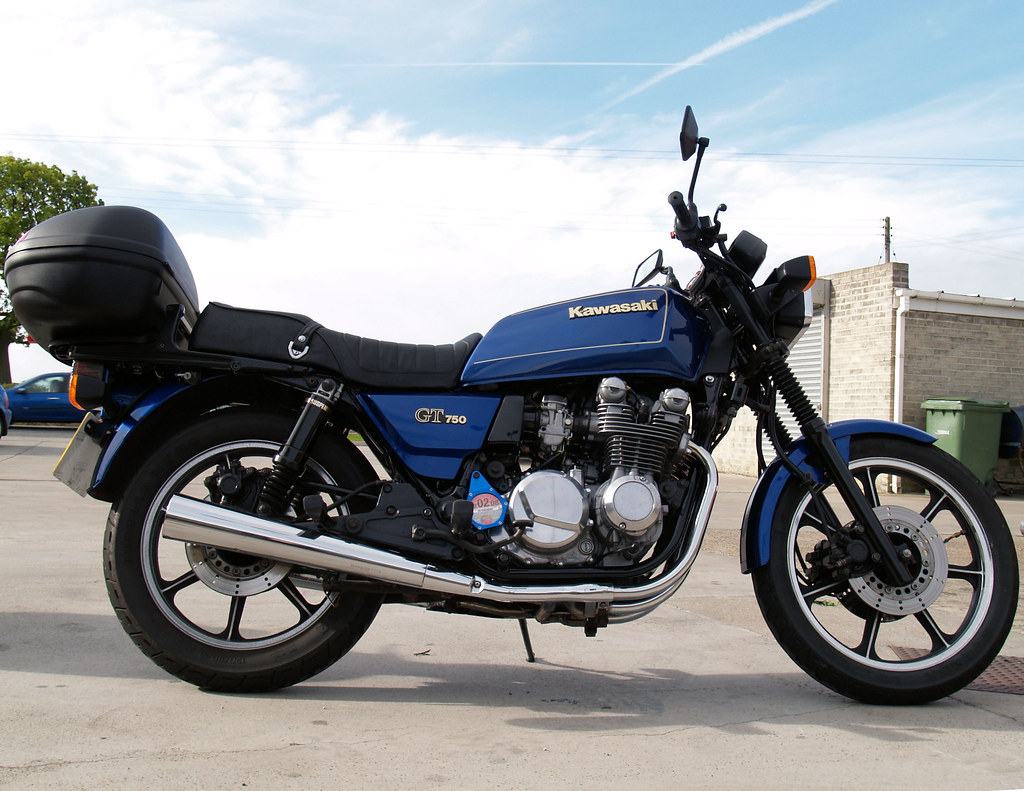 Kawasaki GT750 Tony Roberts Flickr