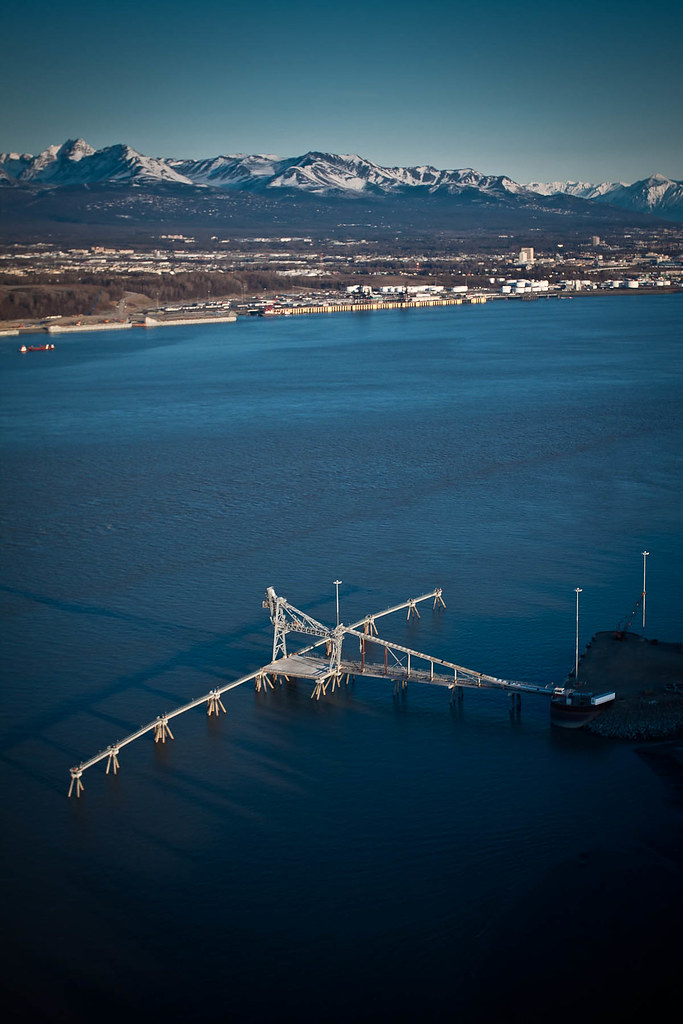 Pt. MacKenzie port The deep water port facility at Pt Mack… Flickr