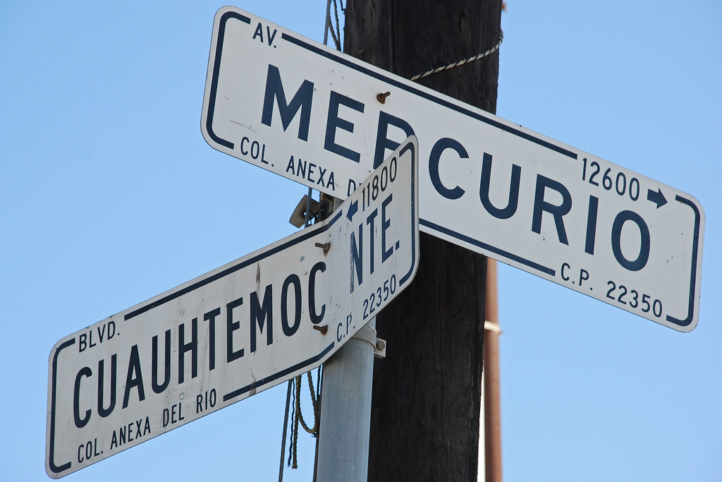 Street Signs Colonia Libertad, Tijuana, Mexico. So Cal Metro Flickr