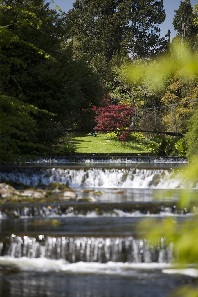 Cascades at Mount Usher Gardens www.avoca.ie Avoca Ireland Flickr