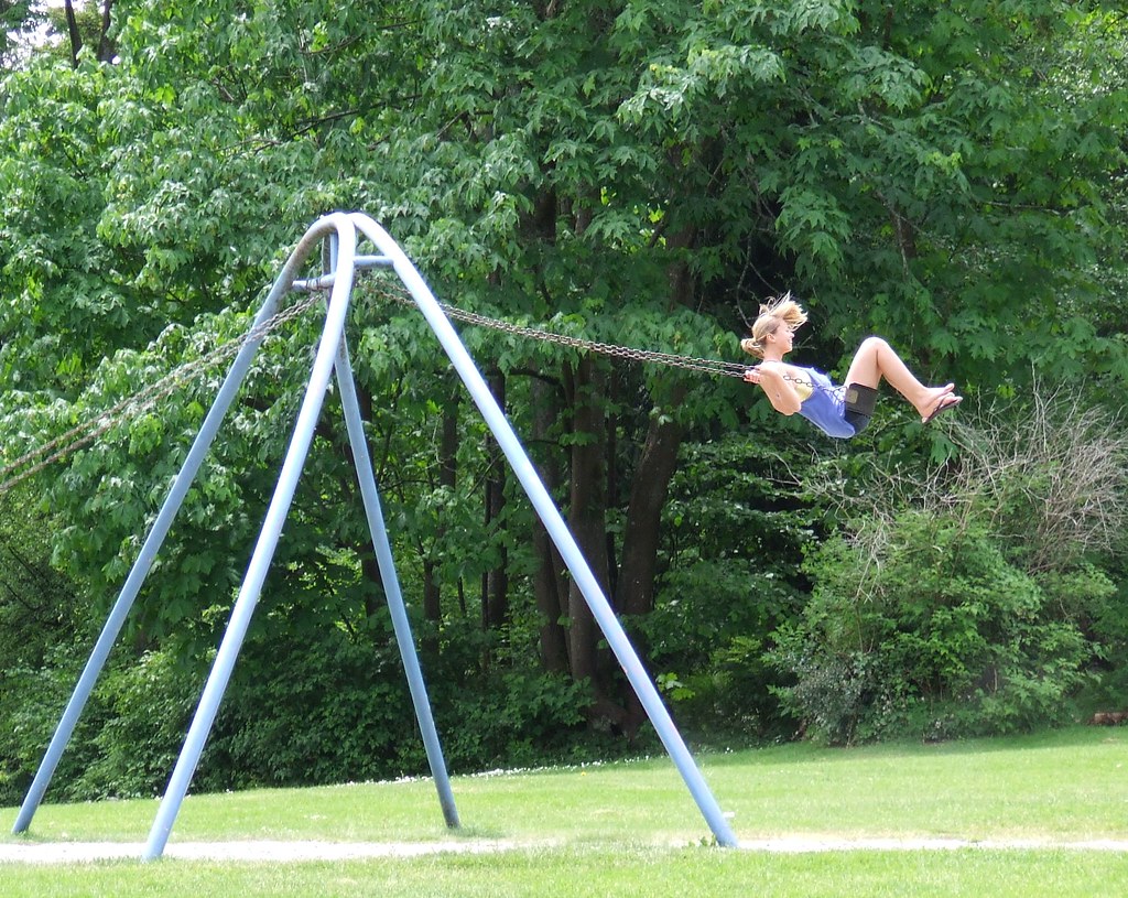 How do you like to go up in a swing. Up in the air so Blue… Flickr