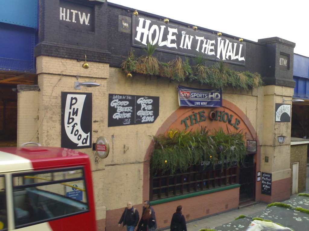 The hole in the wall pub, waterloo London Just by waterloo… Flickr