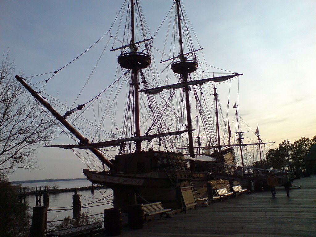 boats at Jamestown The Susan Constant, Godspeed, and Disco… Nick