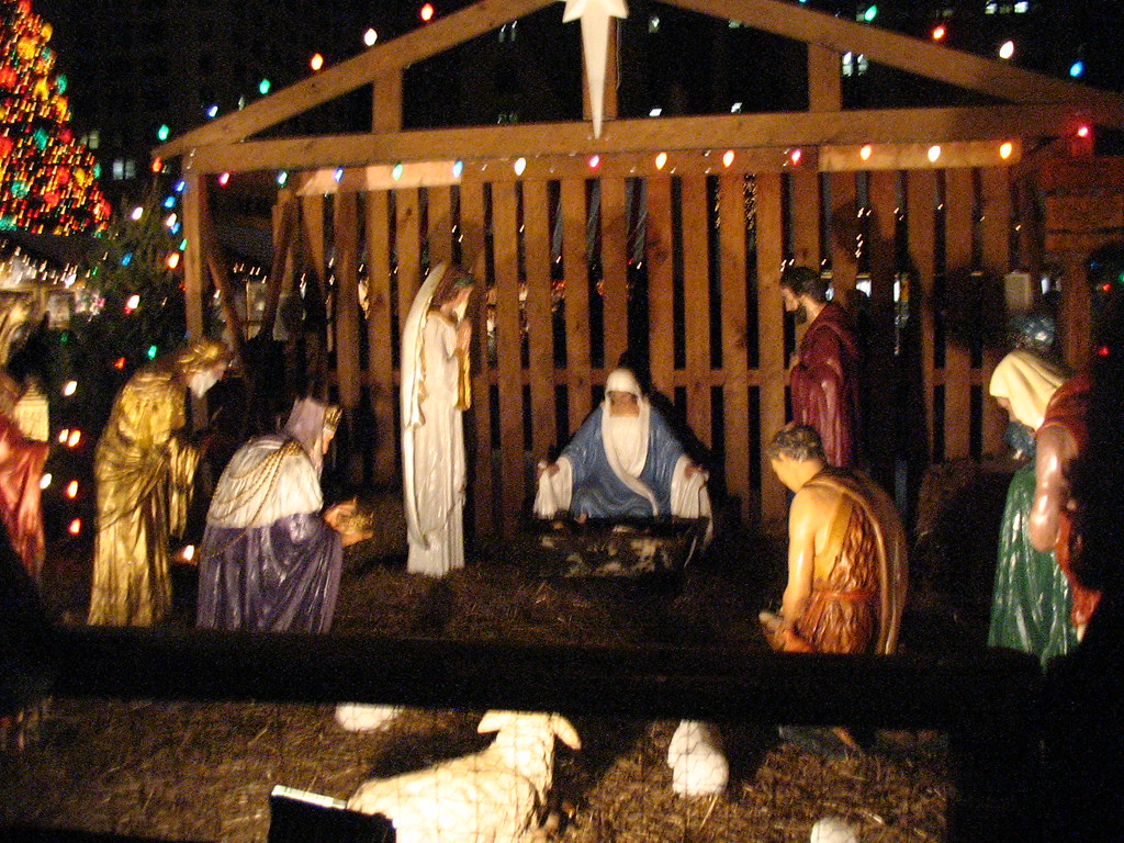 Nativity Scene in Chicago Downtown Chicago nativity scene … Flickr