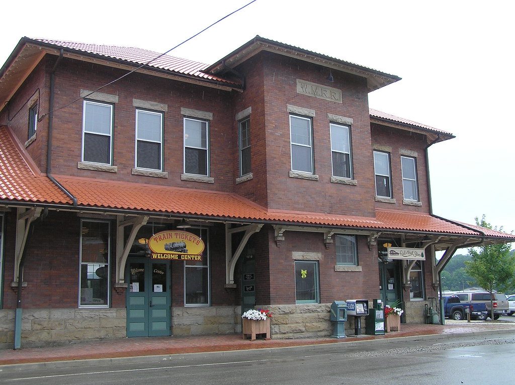 Elkins WV historic train station Rich McGervey Flickr