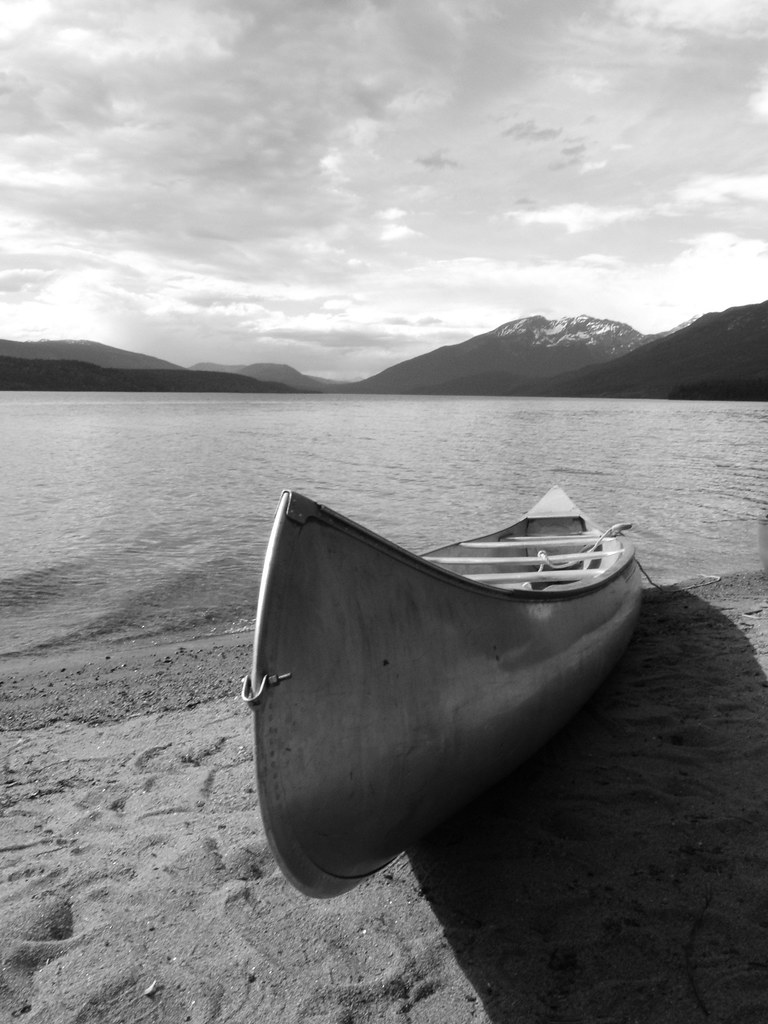 Clearwater Lake One of the Canoe's we took out on our cano… Flickr