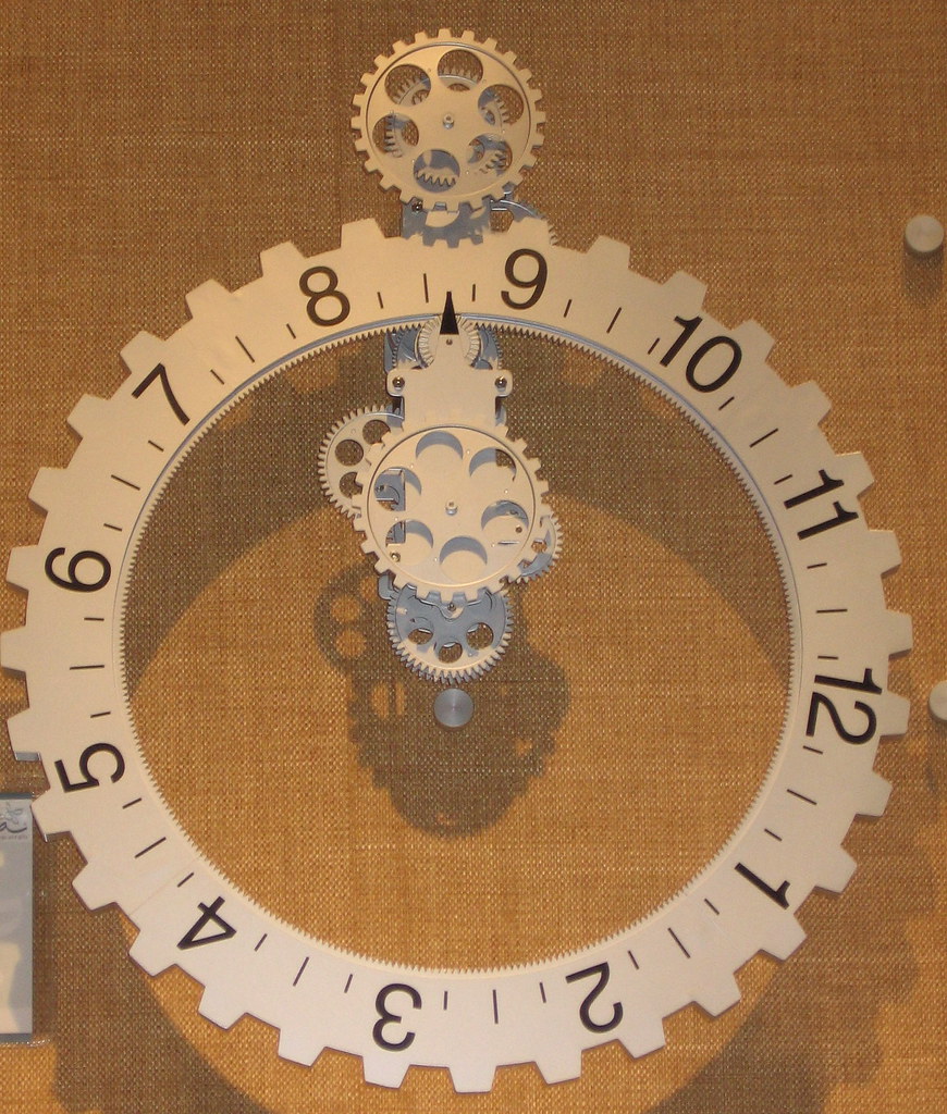 Kikkerland Big Hour Wall Gear Clock SOLD! 150 casablancapbg Flickr