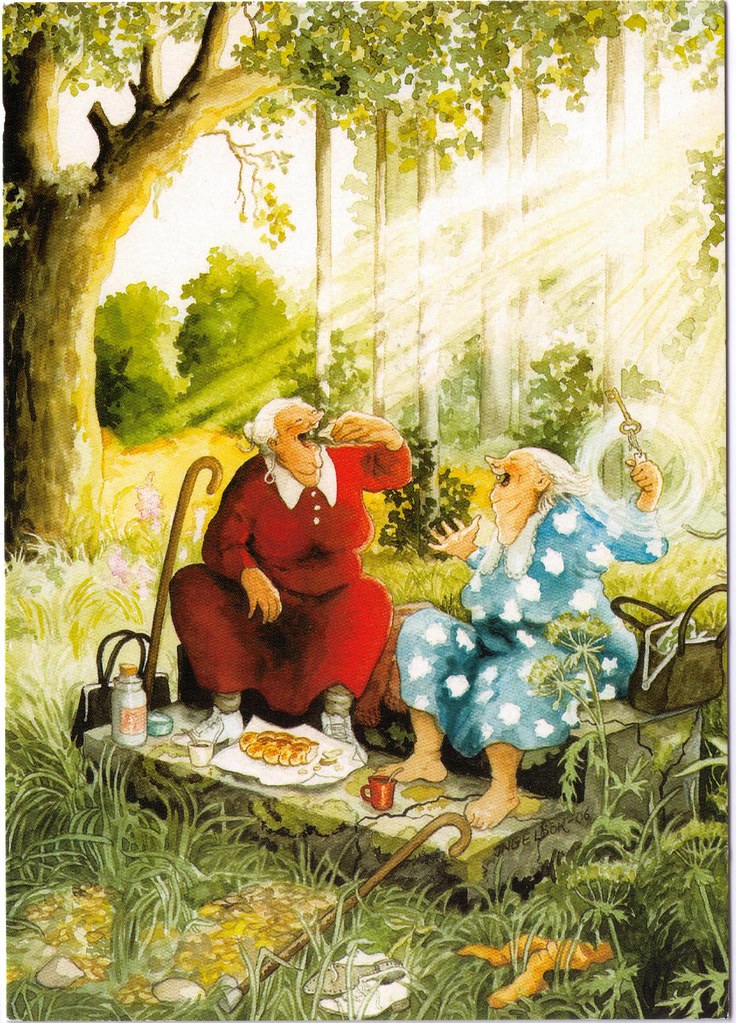 inge look picnic concrete steps Inge Look 46500 jaybeepostcards