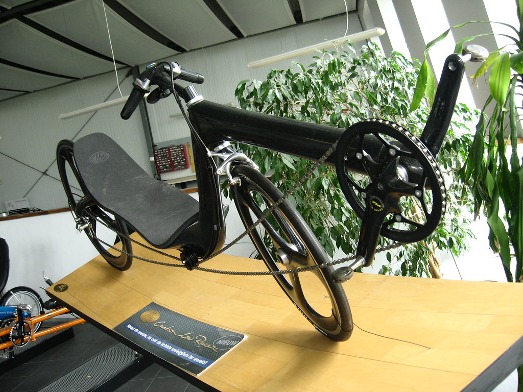 Superslick recumbent at the M5 recumbent showroom in Middleburg, The Netherlands a photo on