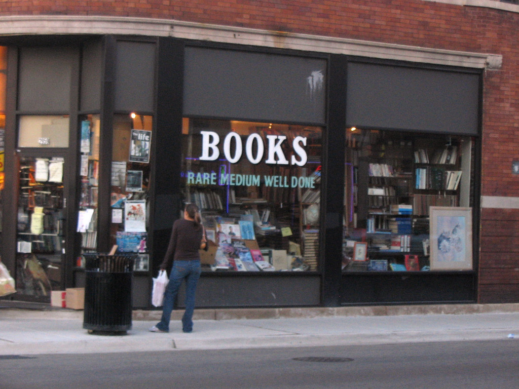 Day 23 Book Store A bookstore in Chicago. I love the