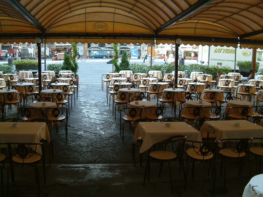 Tables and Chairs, Florence Thomas Hawk Flickr