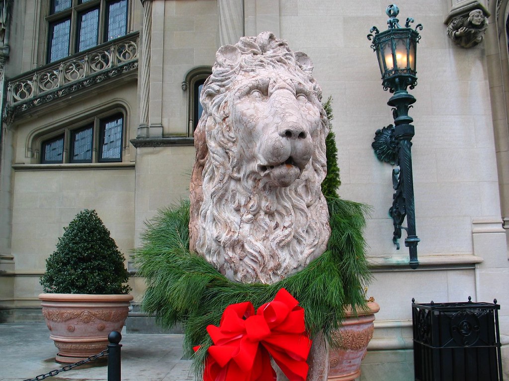 Christmas Lion at The Biltmore mookiefl Flickr