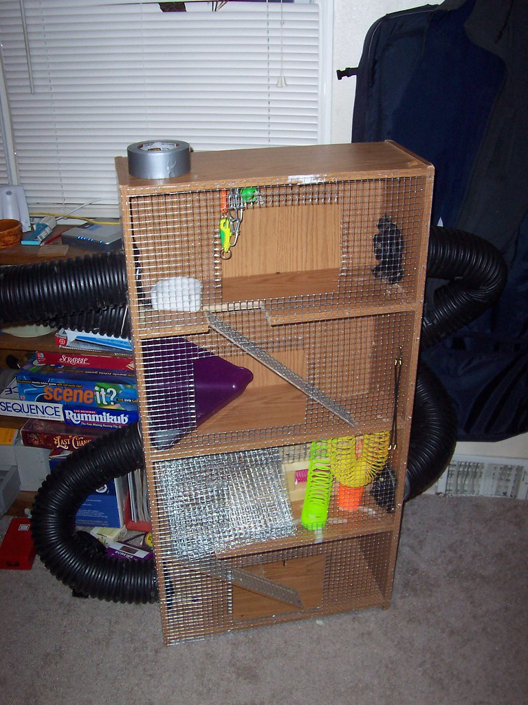 How To Make A Homemade Ferret Cage Monster Cage Two Double