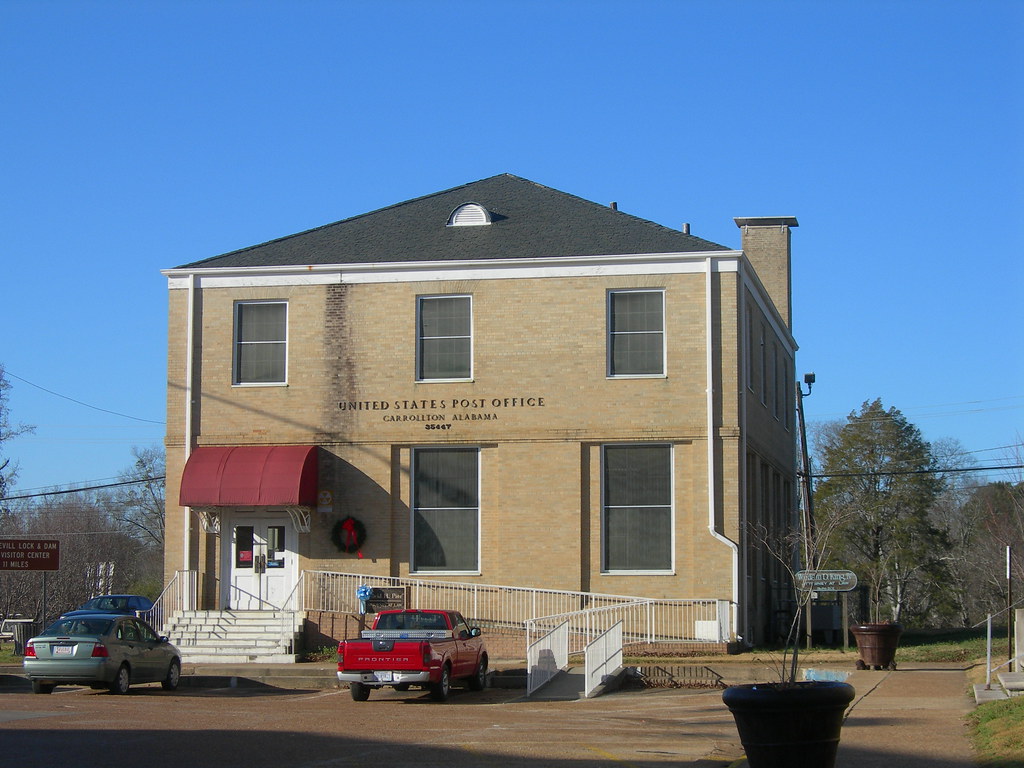 Carrollton, Alabama 35447 Post office built in 1940. Links… Flickr
