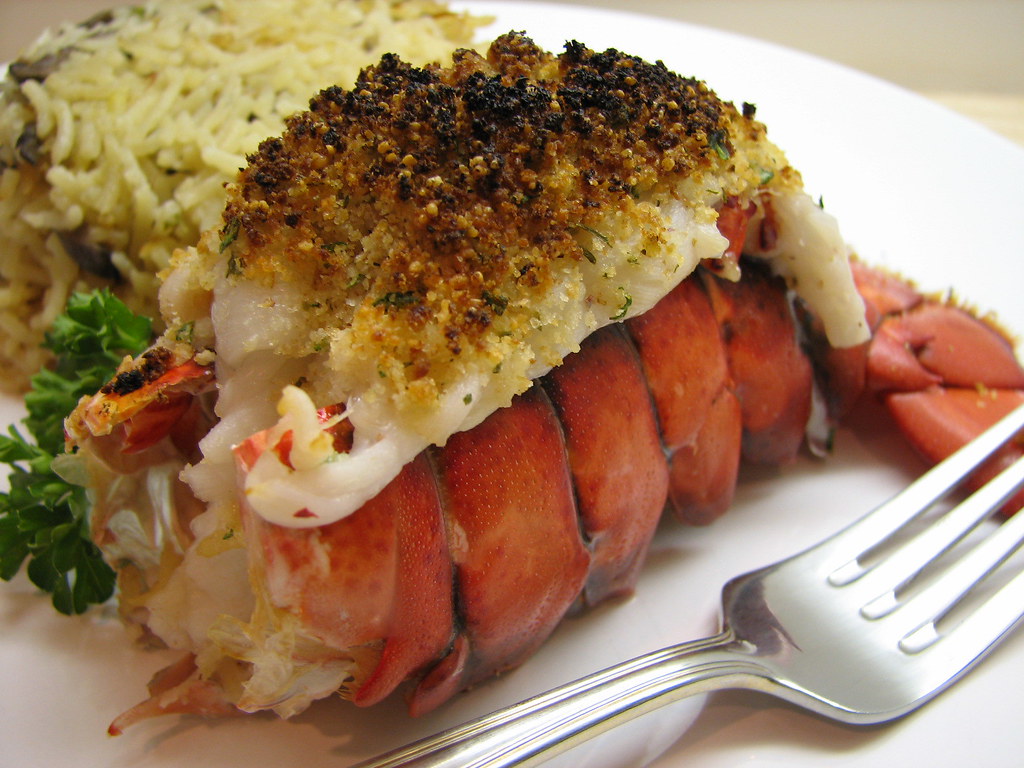 Broiled stuffed lobster tail The "technical" part First, … Flickr