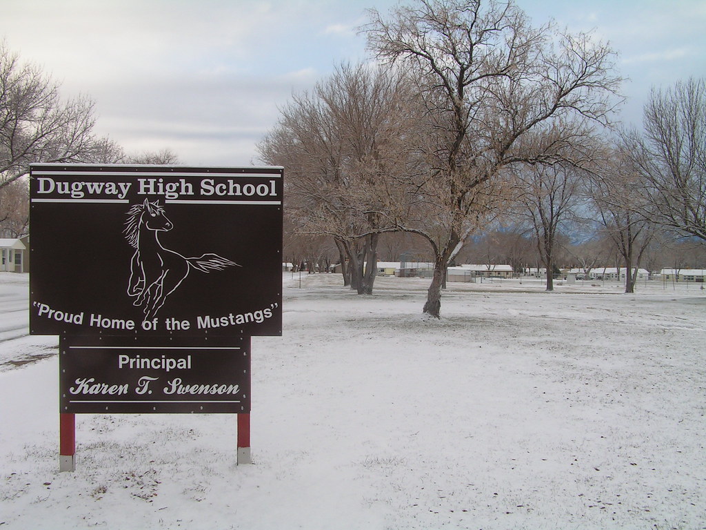 Dugway High School No snowday today.. Gavin Veasey Flickr