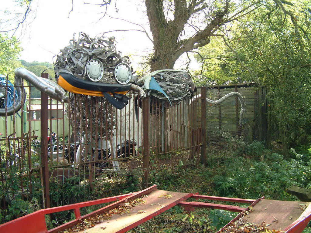 Shaftesbury Monsters Made with bits form the Langfords Car… Flickr