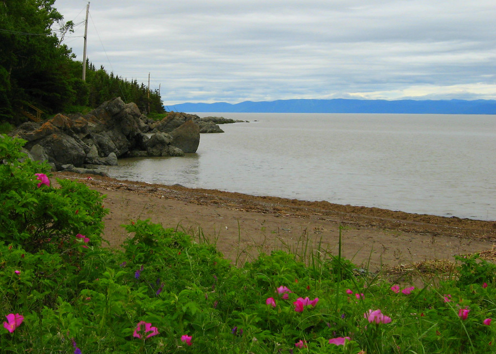 La plage de RivièreOuelle Beach Les Éboulements, dans C… Flickr