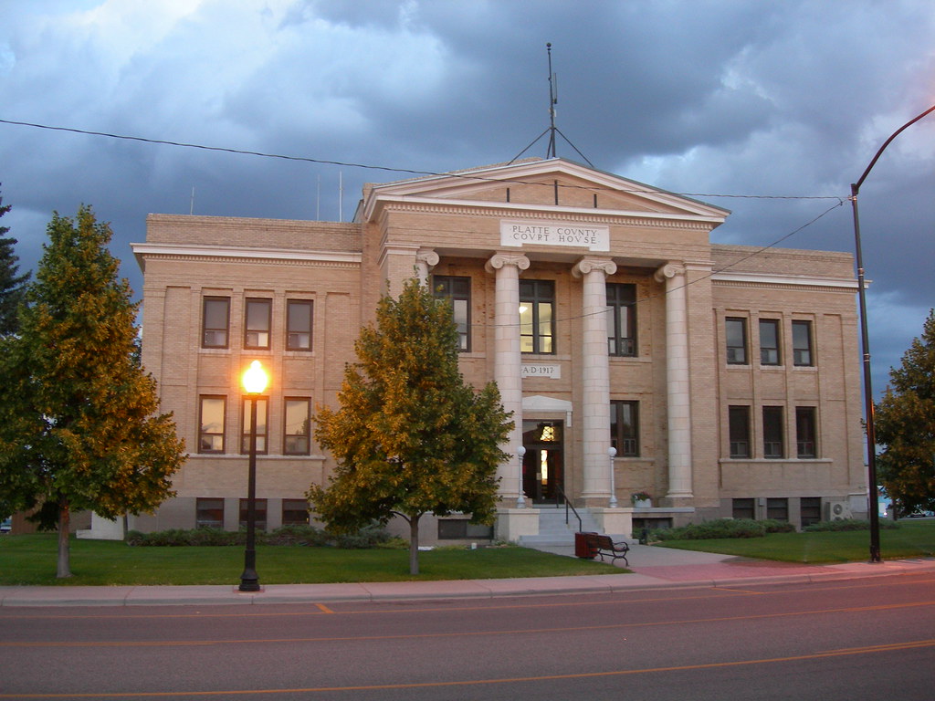 Platte County Court House Wheatland, Wyoming Erected in 19… Flickr