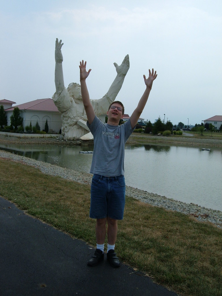 DSCF4678 Alchav posing with Big Butter Jesus, as sung abou… Flickr