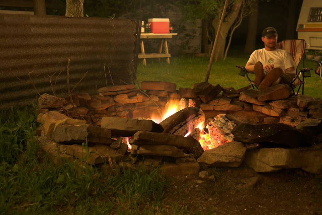 Fire Pit MK I The fire pit the night before the rebuild. Peter Baer