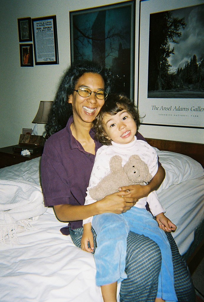 Mommy, Edie and Squeaky This is our room at Nana's house. Flickr