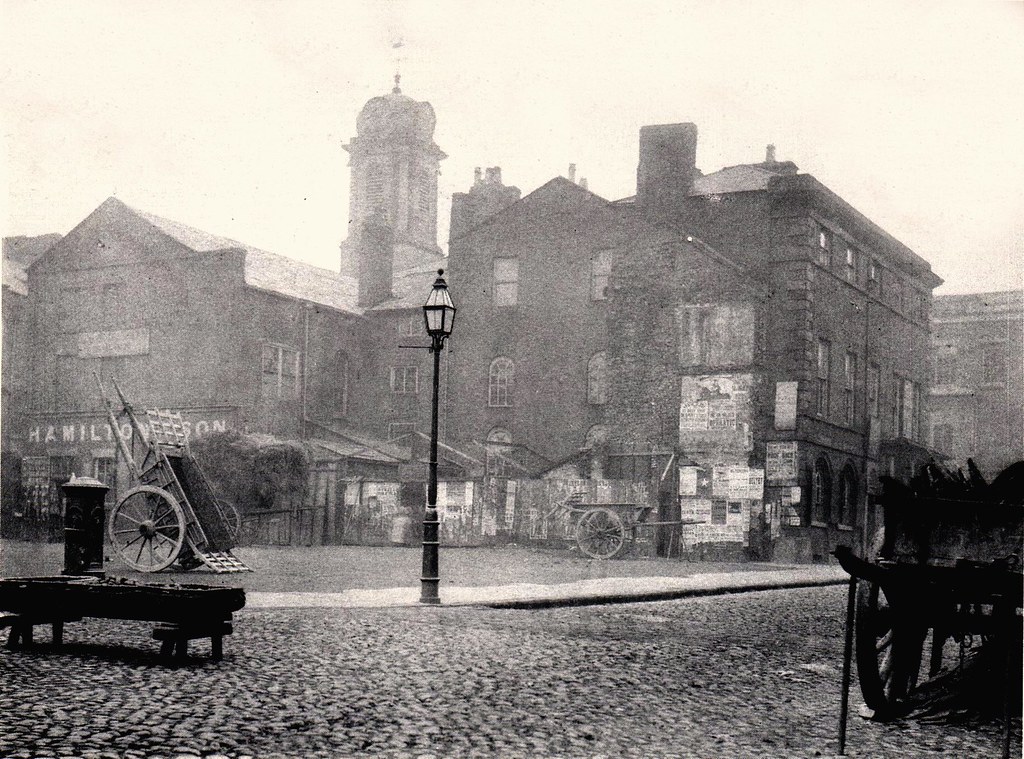 Back of the old Town Hall, Preston 1860 This property was … Flickr