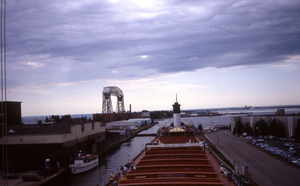 A Grey Day in Duluth Duluth harbor, from the pilot house o… Flickr