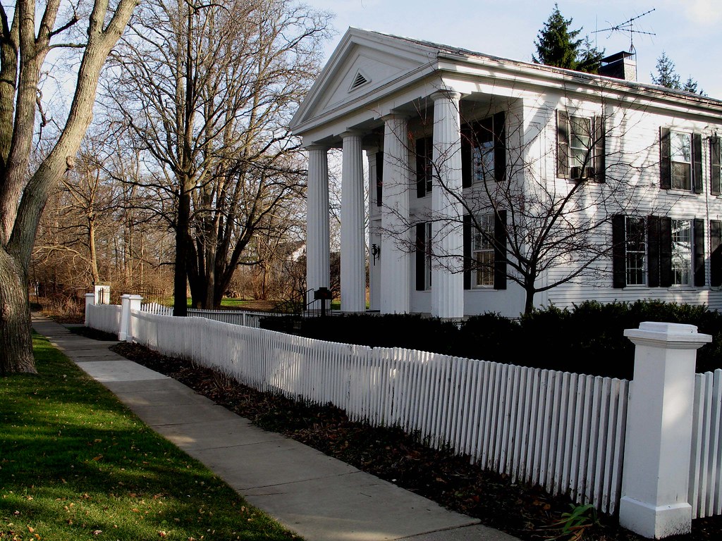 House of Four Pillars, Maumee, Ohio Greek Revival Style Flickr