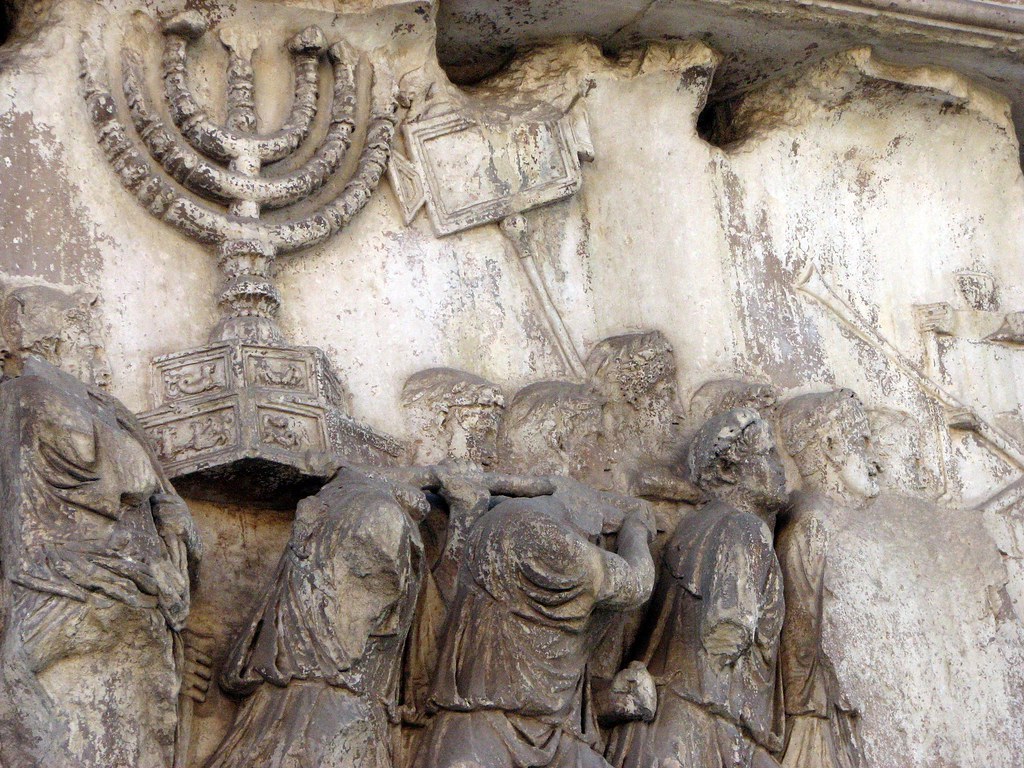 Arch of Titus 23.12.2006 Relief showing the Menorah and o… Flickr