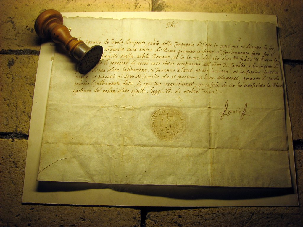Letter from St. Ignatius of Loyola I 26.12.2006 from the … Flickr