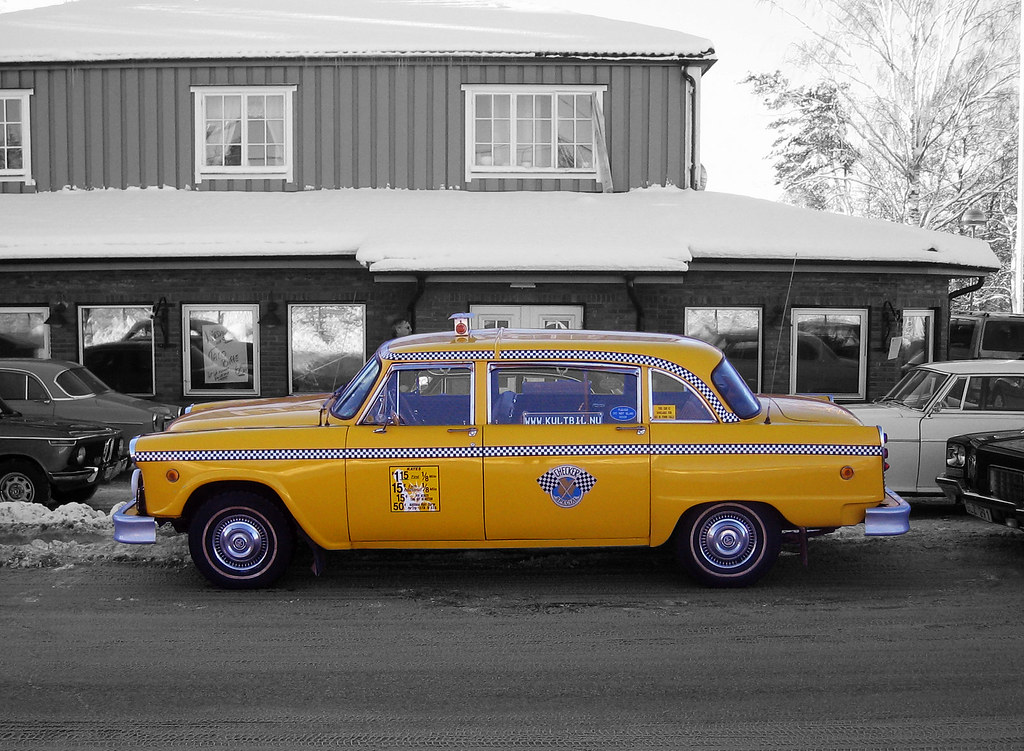 Checker Yellow Cab Classic Car Meeting across the road fro… Stefan