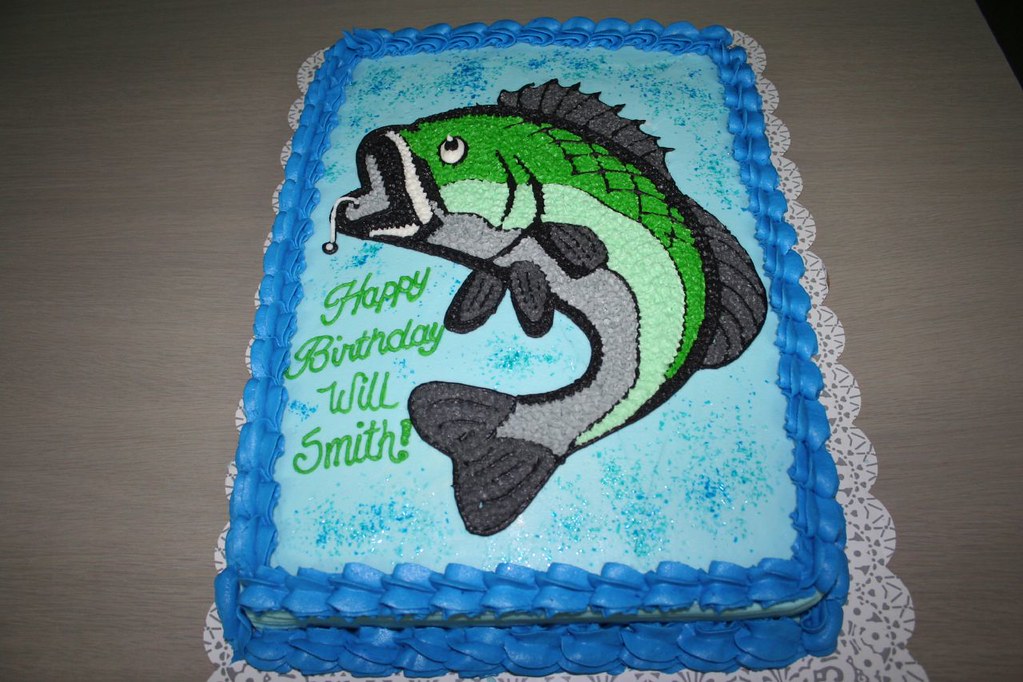 Bass Fishing Cake a photo on Flickriver