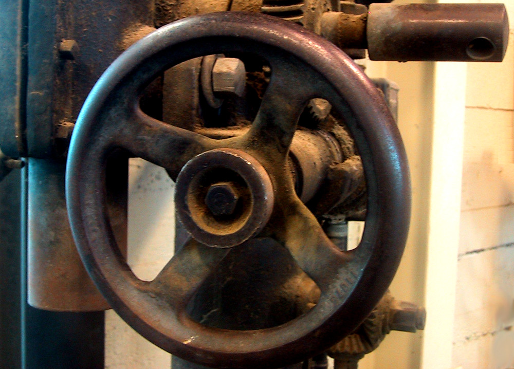 Canberra Glassworks detail Arty shot of some old machinery… Flickr