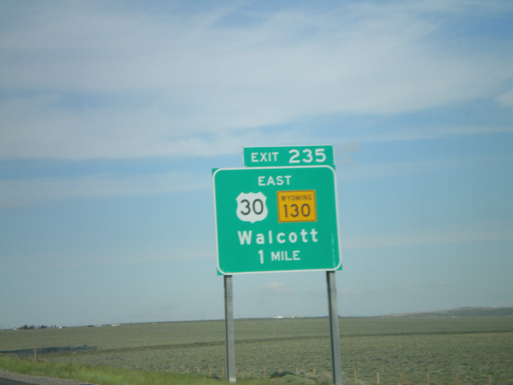 I80 West Exit 235 I80 west approaching Exit 235, US30/W… Flickr